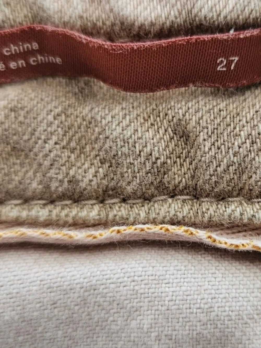 Anthropology’s Pilcro Neutral Patchwork Wide-Leg Jeans in Beige and Cream - Picture 8 of 15